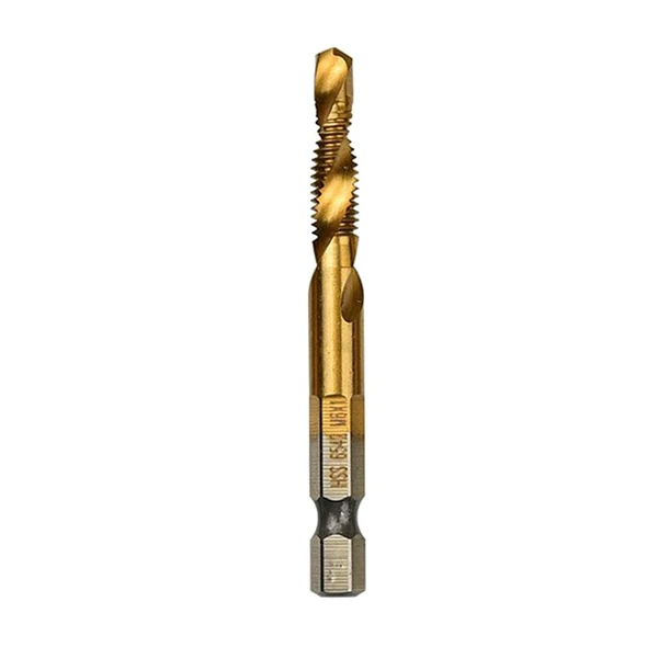 Easy-to-Use Maxbell Hand Tap Drill Bits M3 M4 M5 M6 M8 M10 Metalworking Tools M6x1mm Gold Official