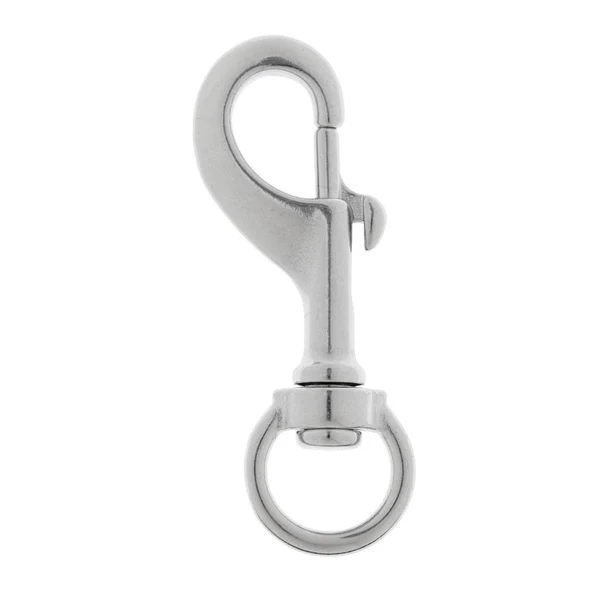 Excellent Maxbell Marine Stainless Steel Round Eye Swivel Bolt Snap Hook Dog Chain Clip 88mm Relaxed