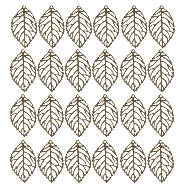 Pure Maxbell 30Pcs Tibetan Silver Leaf Charms Pendants DIY earring hair accessory bronze Expertly Made