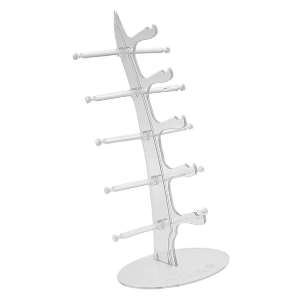 Top-Quality Maxbell 5 Pairs Sunglasses Holder Rack Glasses Show Display Stand Organizer Clear Premium Material