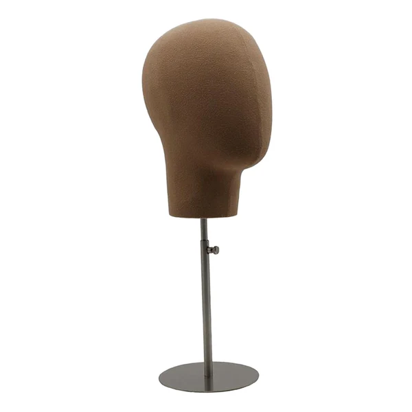 Natural Maxbell Mannequin Head Professional Adjustable Durable for Headphones Hat Hairpiece Yellow Carefully Designed