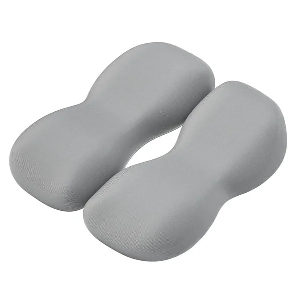 Original Maxbell Back Seat Support Cushion Pillow Hip Waist Soft for Chairs Office Stools Grey Detailed