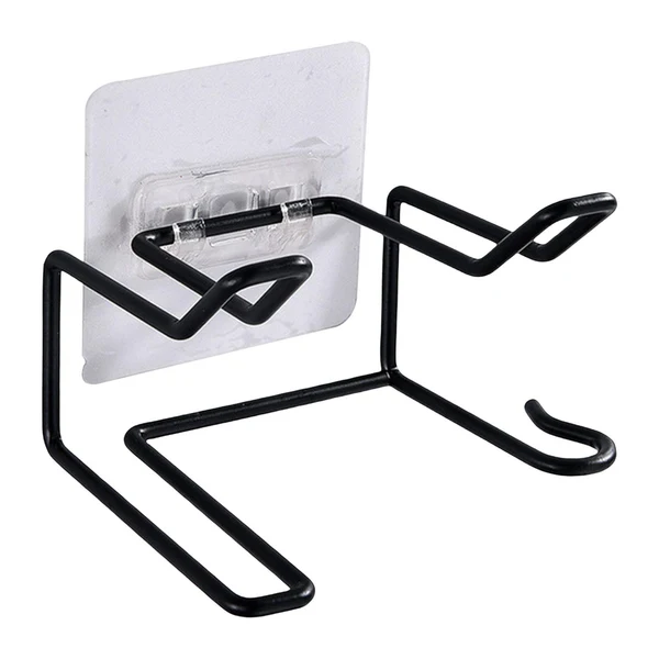 Fine Maxbell Hair Dryer Holder Bathroom Storage Box Shelf Hanging Rack for Straightener Black Style A Lightweight