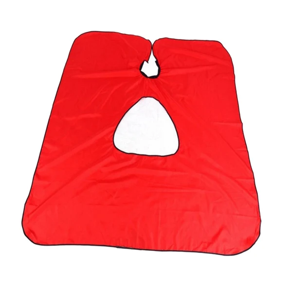Certified Maxbell Hairdressing Cape Comfortable Convenient Visible Apron for Barber Shop red Easy-to-Use