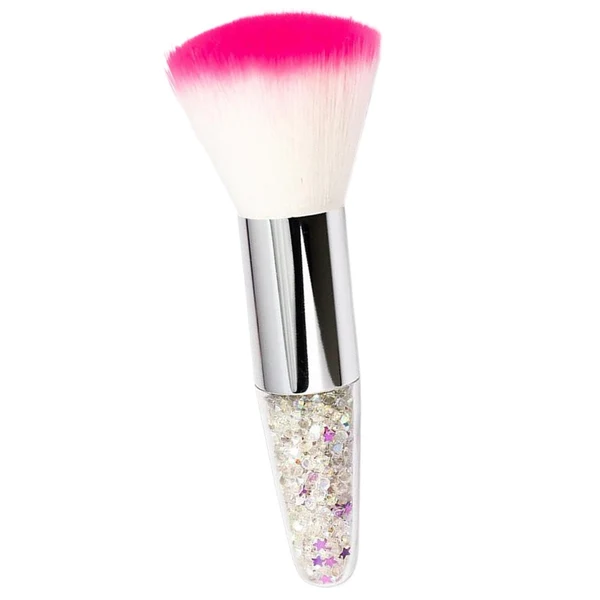 Practical Maxbell Soft Foundation Nail Brush Gel Powder Dust Remover Nail Art Tools White Refined