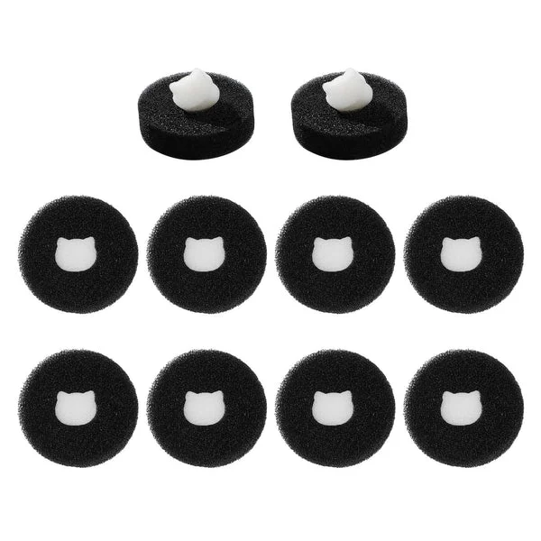 Maxbell Makeup Brush Cleaner Sponge DryBox Color Remover Switch 10 Cat Head sponges High-Performance