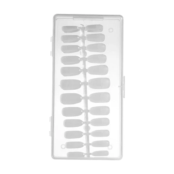 Recyclable Maxbell 504Pcs Transparent False Nail Tips for Parties Lady oval Professional