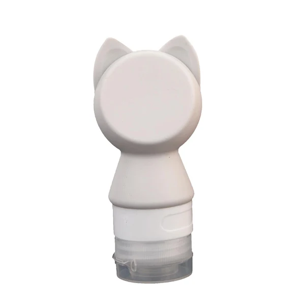 Reusable Maxbell Travel Bottles Silicone Empty Portable Toiletry Bottle for Sunblock Shampoo Gray High-End