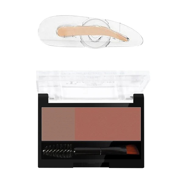 Unique Maxbell Women Adjustable Instant Eyebrow Powder Brow Shape Set Powder 05 and Stamp Powerful