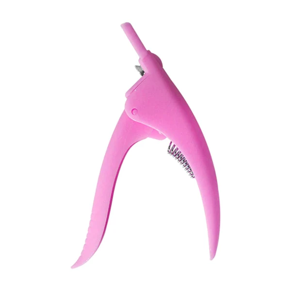 Secure Maxbell False Nail Clipper Adjustable Sharp Blade Fake Nail Clippers for Home Salon Rose Red Specialty