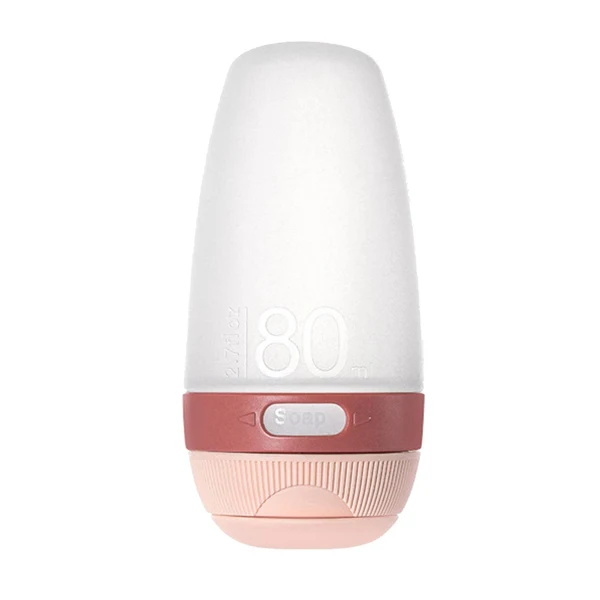 High-Quality Maxbell Portable Travel Bottle Easier to Lotion Body Wash Liquid Cosmetic 80ml Pink Clean