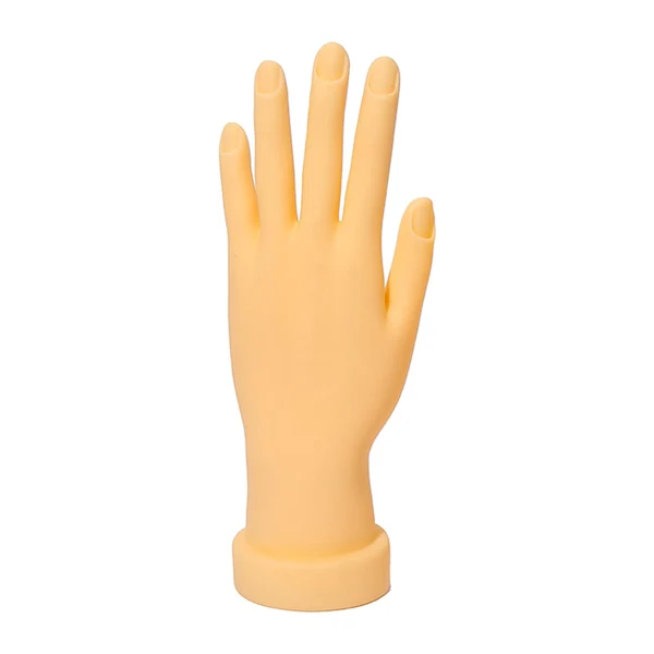 Recyclable Maxbell Nail Practice Hand Bendable Tool for Technician Manicure Supply Left Minimalist