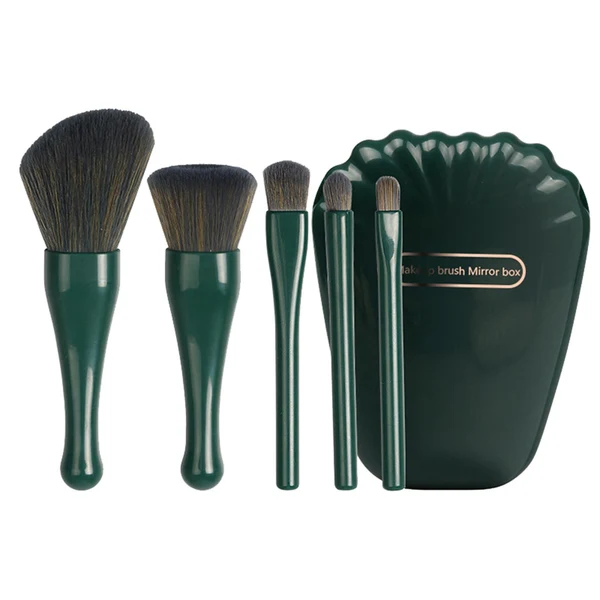 First-Class Maxbell 5Pcs make up Brushes Tool Set for Travel Green Innovative