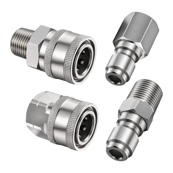 Reusable Maxbell 4 Pieces Pressure Washer Adapter Set for Ball switch Garden Washer Hose Parts Trusted