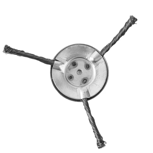 Breathable Maxbell Trimmer Head Steel Wire Disc Brush Head for Gardening Lawnmower Rust Removal 3 Blade Organic