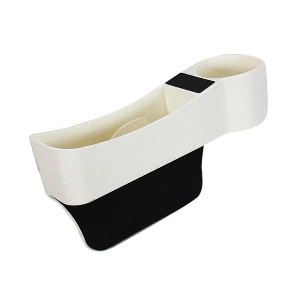 Safe Maxbell Car Seat Gap Filler Organizer Console Side Extra Pouchs Seat Gap Storage Box White Enhanced