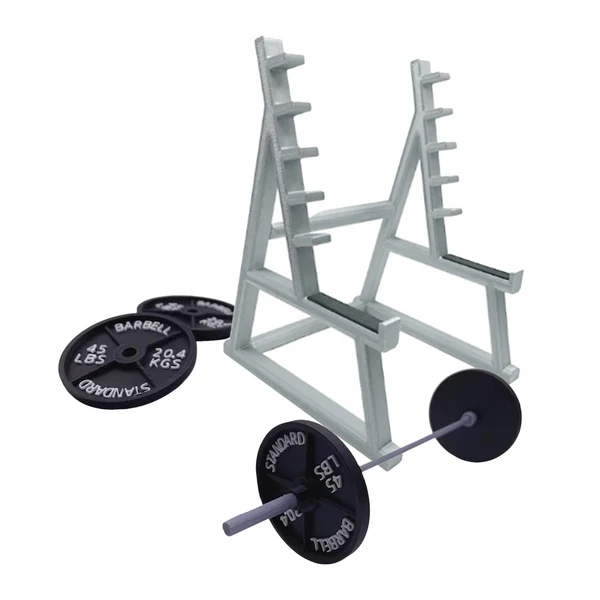 Organic Maxbell Squat Rack Office Pen Holder Eyebrow Pen Stand for Store Home Desk Accessory Rack with Barbell Superior