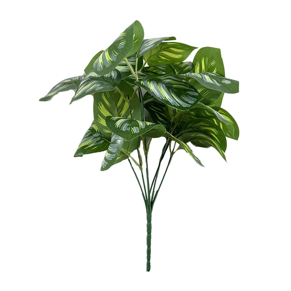 Practical Maxbell Artificial Leaves Flower Arrangement Green Tropical Leaf Room Contemporary