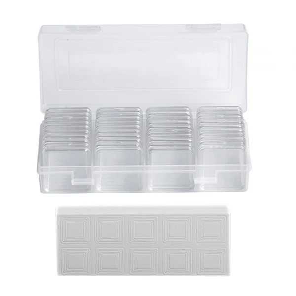 Trendy Maxbell 40 Pieces Coin Capsules 5 Sizes Coin Holder Case for Collecting Coin Display Consistent