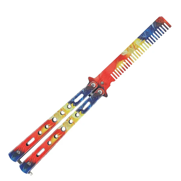 Authentic Maxbell Practice Butterfly Comb Trainer Training Comb for Beginner Practice Training Colorful Breathable