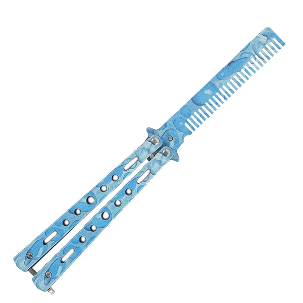 Secure Maxbell Practice Butterfly Comb Trainer Training Comb for Beginner Practice Training Bubbles Pattern Official