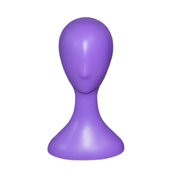 Certified Maxbell Mannequin Head Display Durable Wig Head Display Display Hair Hats Hairpieces Purple Clean