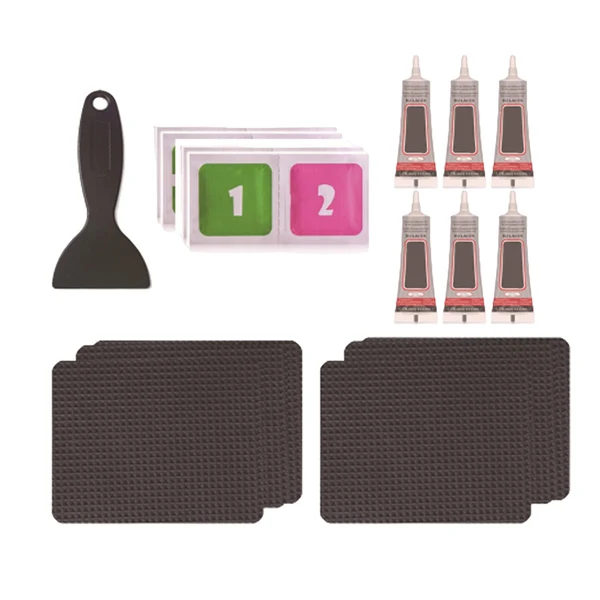 Superior Maxbell Trampoline Patch Kit Waterproof Big Holes Trampoline Accessories Rectangular 6 Patches Trusted