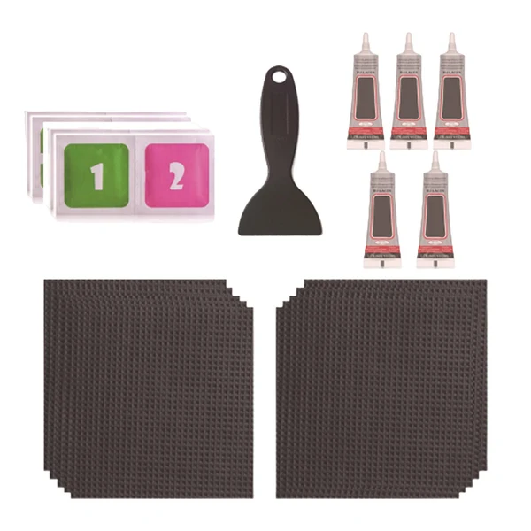 Convenient Maxbell Trampoline Patch Kit Waterproof Big Holes Trampoline Accessories Square 10 Patches Crafted