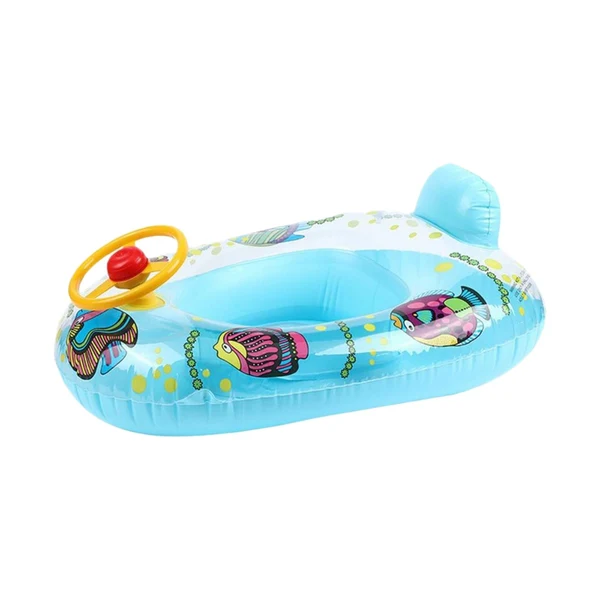 Trendy Maxbell Maxbell Kids Inflatable Pool Floats Seat Swim Tube Toddlers Baby Swimming Float Blue Top-Quality