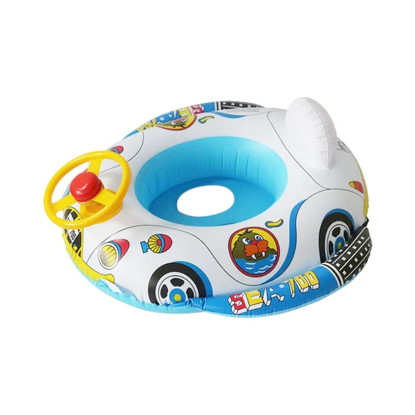 Consistent Maxbell Baby Swimming Rings Summer Children Surfing Kids Inflatable Pool Floats Seat Blue Luxury