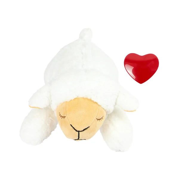 Easy-to-Use Maxbell Heartbeat Dog Toy Stuffed Toy Calming Puppy Behavior Aid Toy for Cuddle Clean
