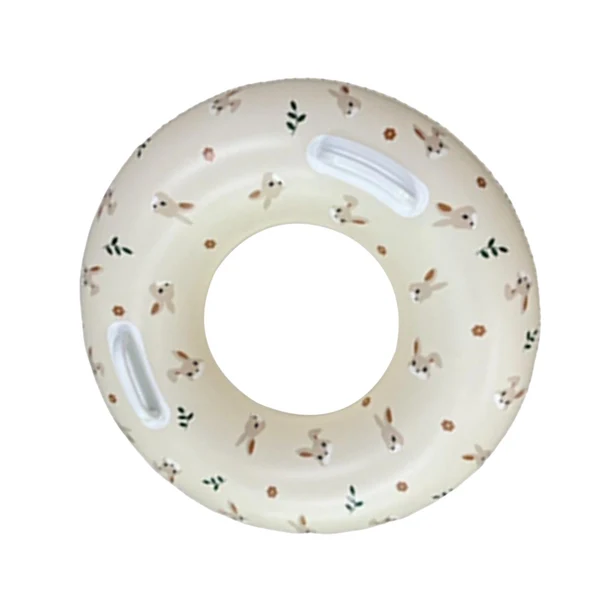 Breathable Maxbell Infant Pool Float Swimming Trainer Inflatable Thicken Baby Pool Float Bunny Swim Ring Durable