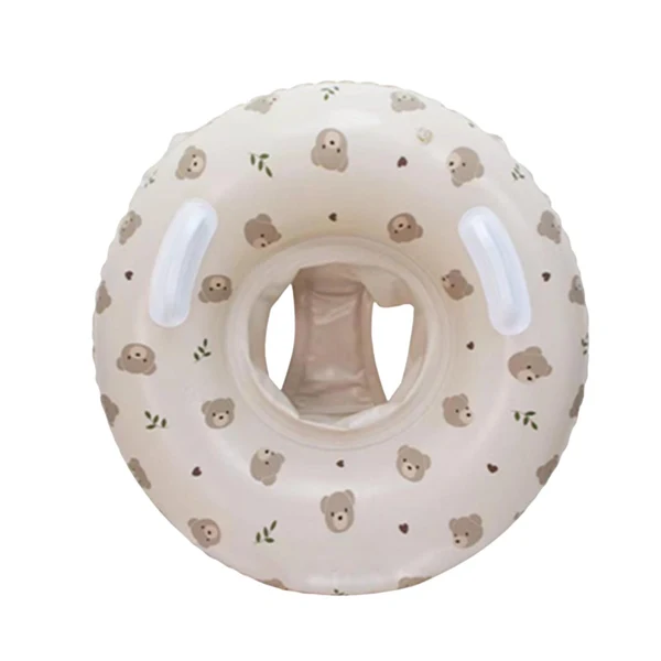 Quality Maxbell Infant Pool Float Swimming Trainer Inflatable Thicken Baby Pool Float Bear Sitting Ring Durable