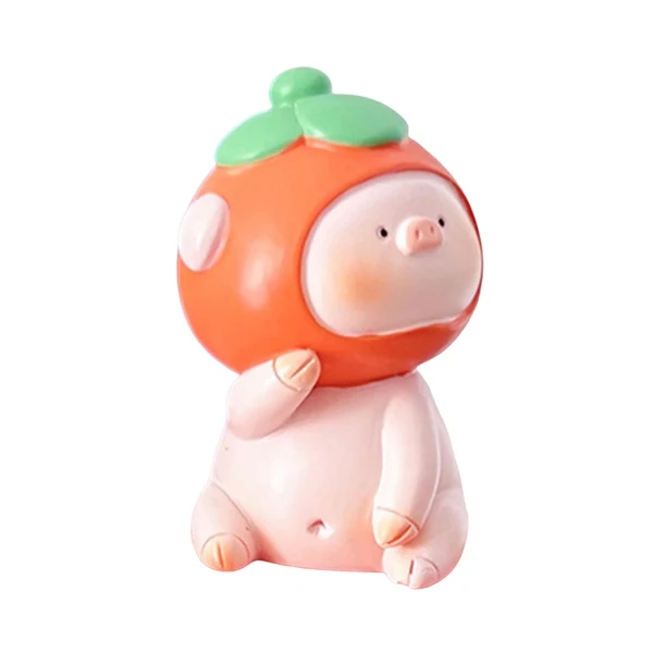 Consistent Maxbell Maxbell Mini Pig Figurine Funny Pig Sculpture Desk Teahouse Tearoom Pig Resin Statue Profile 6x4x4cm Top-Quality