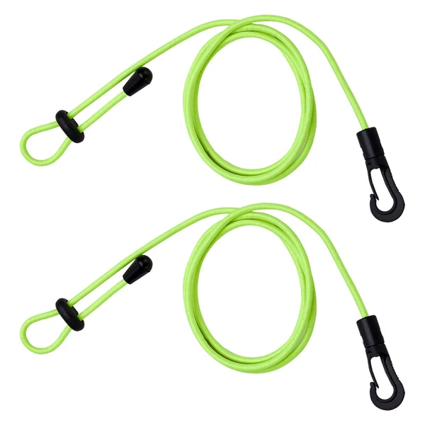 Efficient Maxbell 2Pcs Kayak Safety Rod Leash Rope Tie Down Rope Sturdy Easily Install Elastic