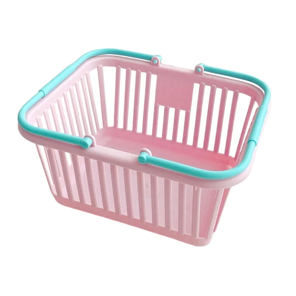 Enhanced Maxbell Maxbell Small Storage Basket Round Storage Box Sundries Container for Home Desktop Pink Efficient