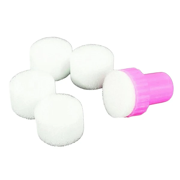 Superior Maxbell 5 Pieces Nail Art Soft Sponges Mini Stamping Manicure Sponges for Salon Optimized