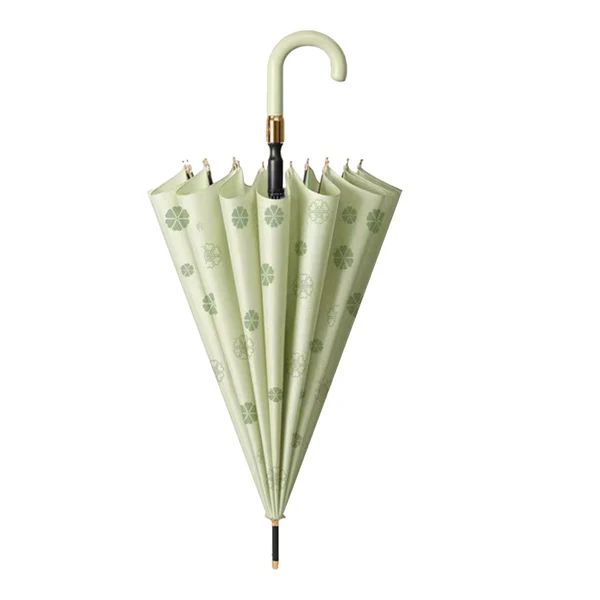 Expertly Made Maxbell Stick Umbrella Windproof Waterproof Rain Umbrellas for Outdoor Travel Hiking Light Green Versatile
