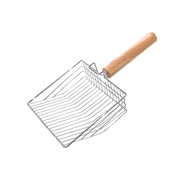 Crafted Maxbell Litter Box Scooper Pet Sifter Shovel Kitty Kitten Cat Litter Spoon with Hook 28.5cmx14cmx6.5cm Silver with Hook Original