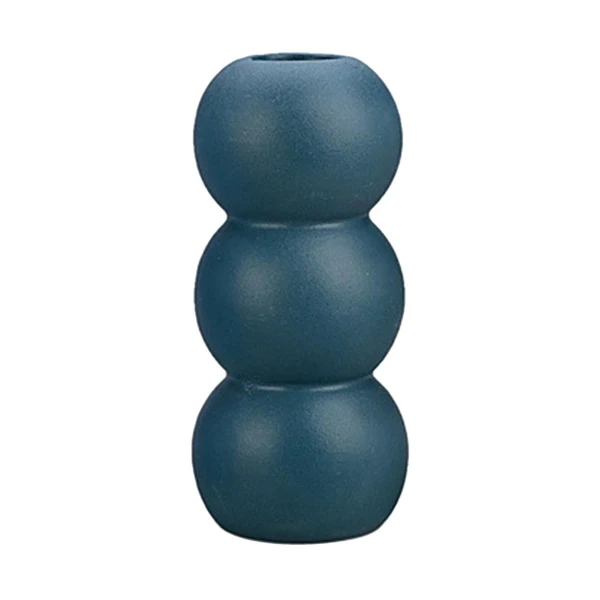 World-Class Maxbell Ceramic Vase Boho Elegant Modern Simple Flower Vase for Office Cabinet Party Dark Green Reliable