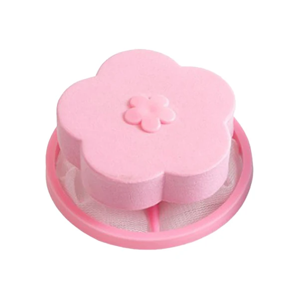 Selected Maxbell Floating Hair Filtering Mesh Washer Hair Catchers for Laundry Washing Machine Pink Unique
