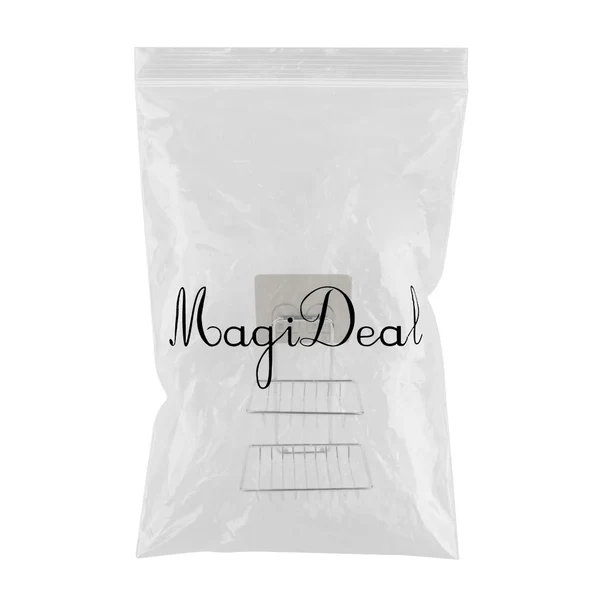 Exclusive Maxbell Stainless Steel Wall Mounted Soap Holder Storage Tray Dish Rack Two Layers Clean