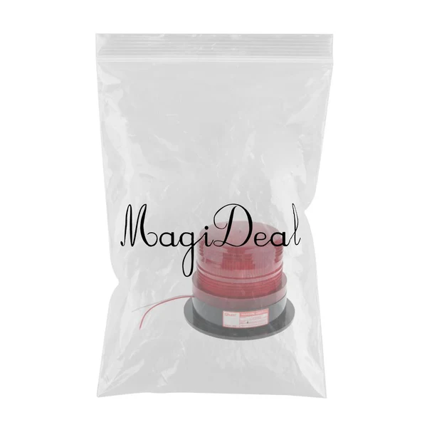 High-End Maxbell 24V Emergency LED Flashing Strobe Signal Warning Light Lamp Beacon Red Unique