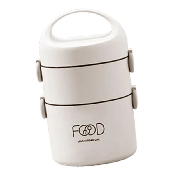 Trendy Maxbell Adult Lunch Box Portable Leakproof Compartment for Office worker 2 tiers Practical