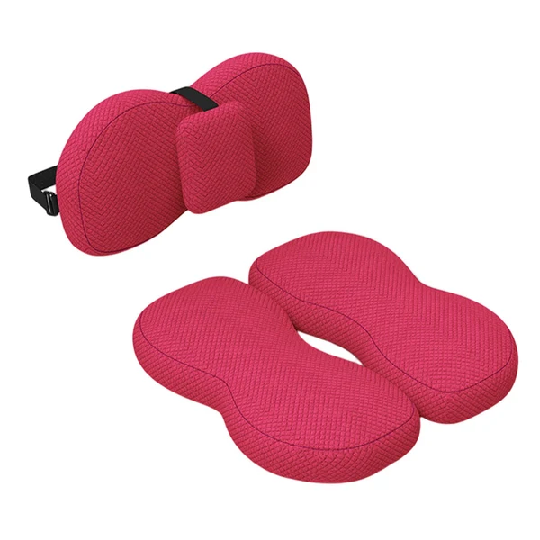 Innovative Maxbell Seat Cushion and Support Pillow Combo Soft Seat Hip Pad for Home Living Room Red Powerful