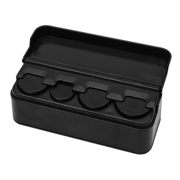 Stylish Maxbell Car Coin Case Storage Organizer Lightweight Black Practical Coin Container Exceptional