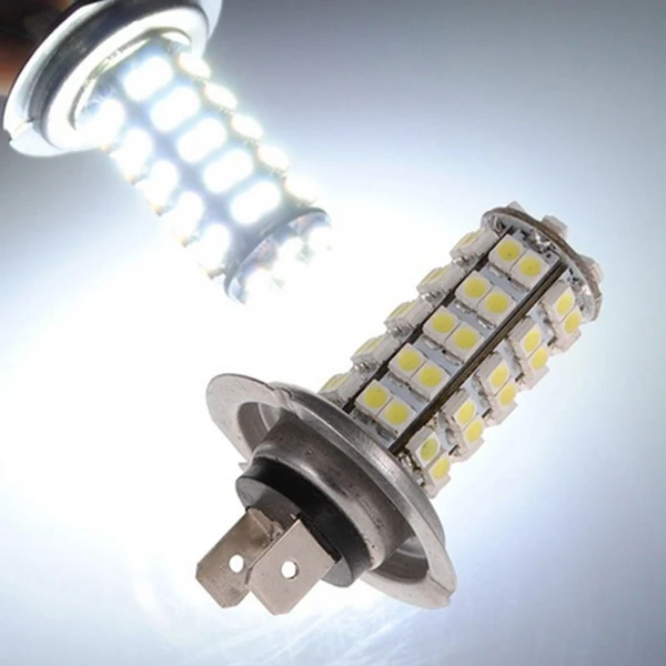 Fine Maxbell Xenon 68 SMD Car H7 6000K LED Light Bulbs for Fog Driving DRL Headlight Lamp Smooth