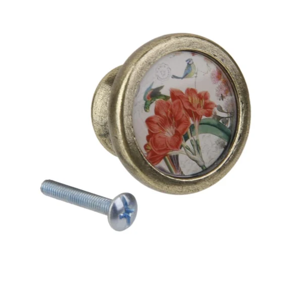 Trusted Maxbell Vintage Cabinet Door Drawer Bin Dreser Handle Pull Knob Hardware - Narcissus High-Performance