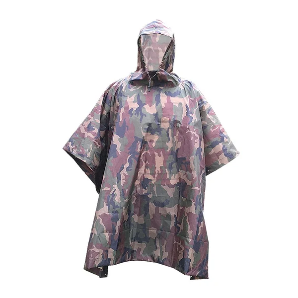 Safe Maxbell Waterproof Rain Poncho Multifunction Outdoor Camouflage Raincoat for Hunting Camping and with Grommet Corners for Shelter Use Official