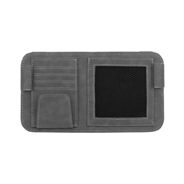 Practical Maxbell Car Visor Organizer Glasses Holders for Pen Storing Cards Car SUV Truck Gray Classic